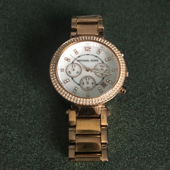 Michael Kors Parker Chronograph Rose Gold-tone Stainless Steel Women’s Watch main image 12